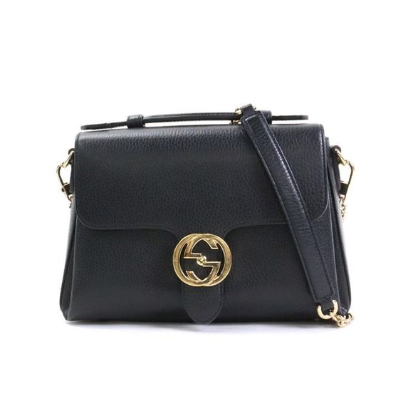 Gucci Versatile  Interlocking Leather Handbag - Picture 1 of 5